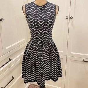 Ted Baker Knit Skater Dress Size 4 US Very Flattering On!